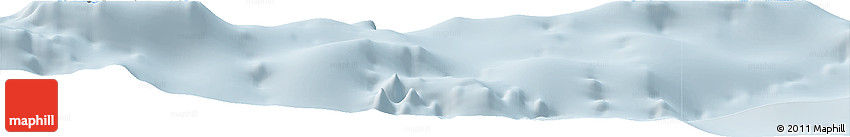 Classic Style Horizon Map of Cayman Islands, single color outside
