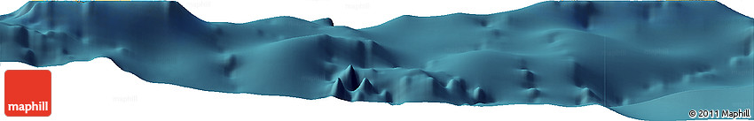 Political Horizon Map of Cayman Islands, satellite outside