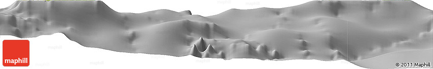 Satellite Horizon Map of Cayman Islands, lighten, desaturated