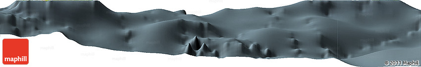 Satellite Horizon Map of Cayman Islands, semi-desaturated
