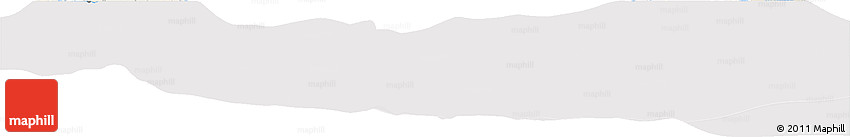 Shaded Relief Horizon Map of Cayman Islands, cropped outside