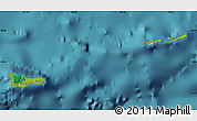 Physical Map of Cayman Islands, single color outside, satellite sea