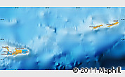 Political Map of Cayman Islands, physical outside