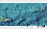 Political Map of Cayman Islands, satellite outside
