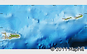 Satellite Map of Cayman Islands, political shades outside