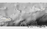 Shaded Relief Map of Cayman Islands, desaturated
