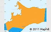 Political Simple Map of North Side