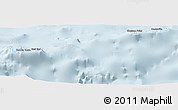Classic Style Panoramic Map of Cayman Islands, single color outside
