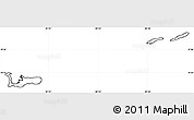 Blank Simple Map of Cayman Islands, cropped outside, no labels