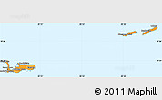 Political Shades Simple Map of Cayman Islands, political outside