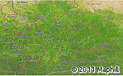 Satellite 3D Map of Central African Republic