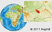 Physical Location Map of Bamingui