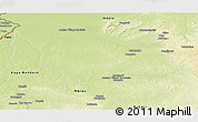 Physical Panoramic Map of Bamingui