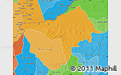 Political Shades Map of Bamingui-Bangora