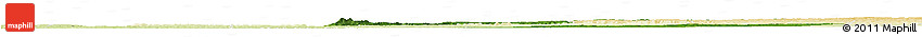 Satellite Horizon Map of Ndele, physical outside