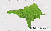 Satellite Map of Ndele, cropped outside