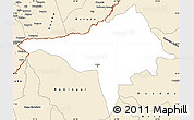 Classic Style Simple Map of Ndele