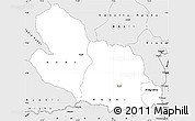 Silver Style Simple Map of Lobaye