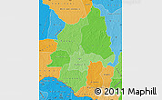 Political Shades Map of Ouaka