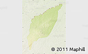 Physical Map of Markounda, lighten