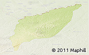 Physical Panoramic Map of Markounda, lighten