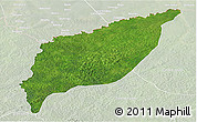 Satellite Panoramic Map of Markounda, lighten
