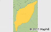 Savanna Style Simple Map of Markounda