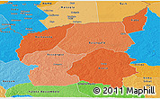 Political Shades Panoramic Map of Ouham