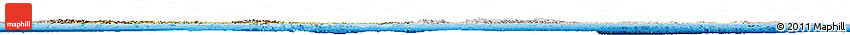 Physical Horizon Map of Central America, lighten, semi-desaturated, land only