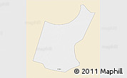 Classic Style 3D Map of Djedaa, single color outside