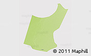 Physical 3D Map of Djedaa, cropped outside