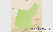 Physical 3D Map of Djedaa, satellite outside