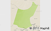 Physical 3D Map of Djedaa, shaded relief outside