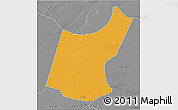 Political 3D Map of Djedaa, desaturated