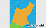 Political 3D Map of Djedaa