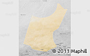 Satellite 3D Map of Djedaa, desaturated