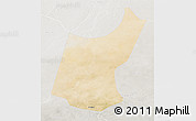 Satellite 3D Map of Djedaa, lighten, semi-desaturated