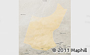Satellite 3D Map of Djedaa, semi-desaturated