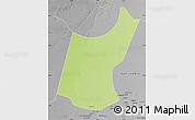 Physical Map of Djedaa, desaturated