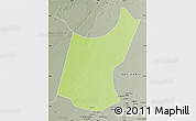 Physical Map of Djedaa, semi-desaturated
