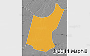Political Map of Djedaa, desaturated