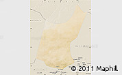 Satellite Map of Djedaa, shaded relief outside