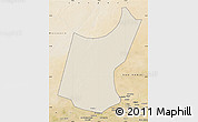 Shaded Relief Map of Djedaa, satellite outside
