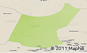 Physical Panoramic Map of Djedaa, shaded relief outside