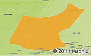 Political Panoramic Map of Djedaa, physical outside