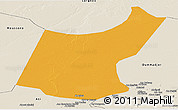 Political Panoramic Map of Djedaa, shaded relief outside