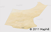 Satellite Panoramic Map of Djedaa, cropped outside