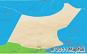 Satellite Panoramic Map of Djedaa, political outside