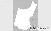 Gray Simple Map of Djedaa
