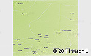 Physical Panoramic Map of Oum Hadjer